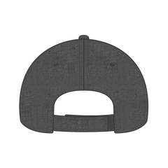 OTTO 19-768 6 Panel Low Profile Baseball Cap - Black - Black / 6 1/2’’ - 7 5/8’’