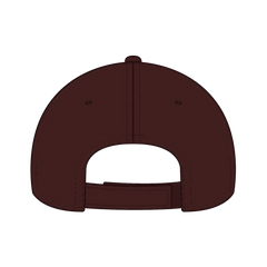 OTTO 19-768 6 Panel Low Profile Baseball Cap - Brown - Brown / 6 1/2’’ - 7 5/8’’