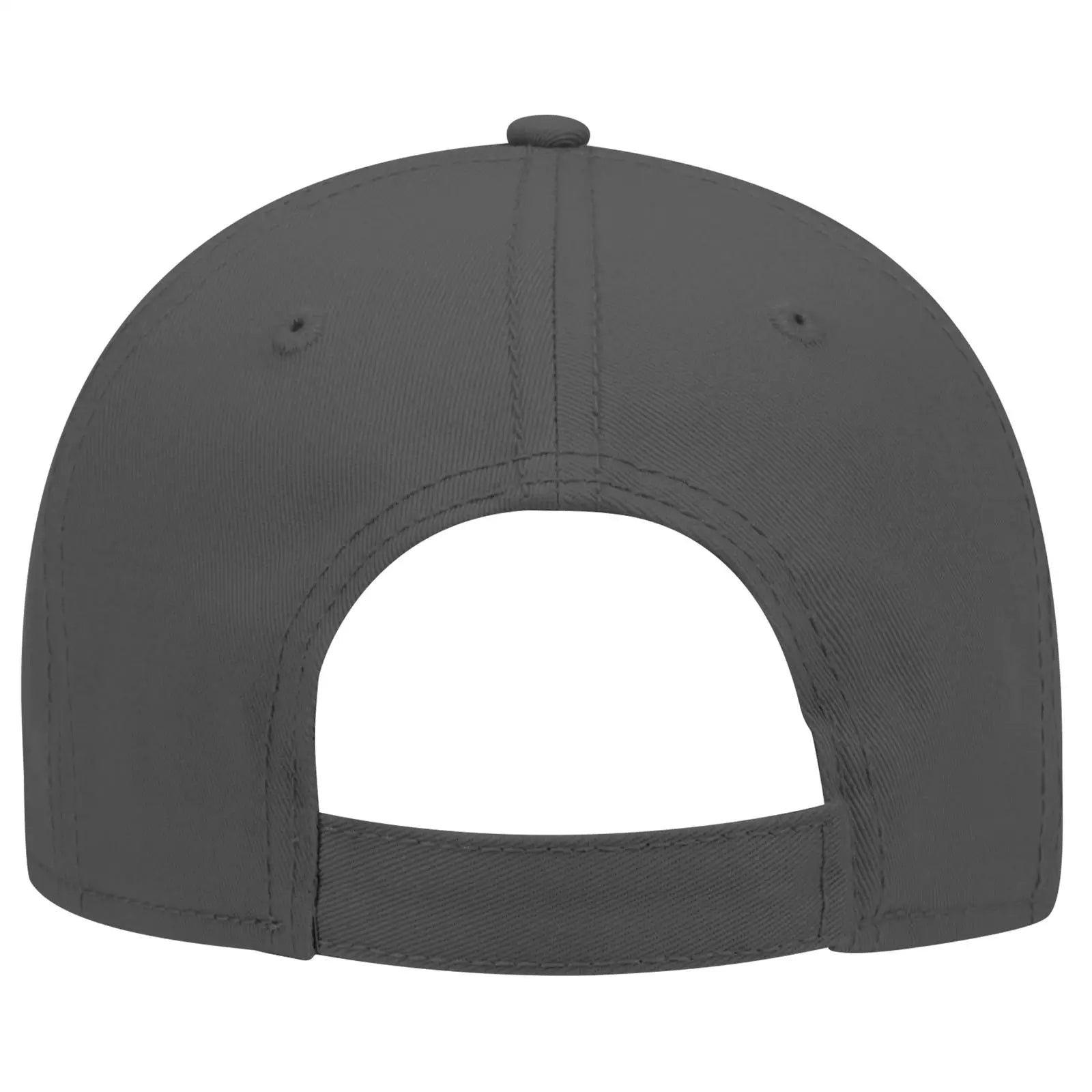 OTTO 19-768 6 Panel Low Profile Baseball Cap - Char. Gray - Char. Gray / 6 1/2’’ - 7 5/8’’