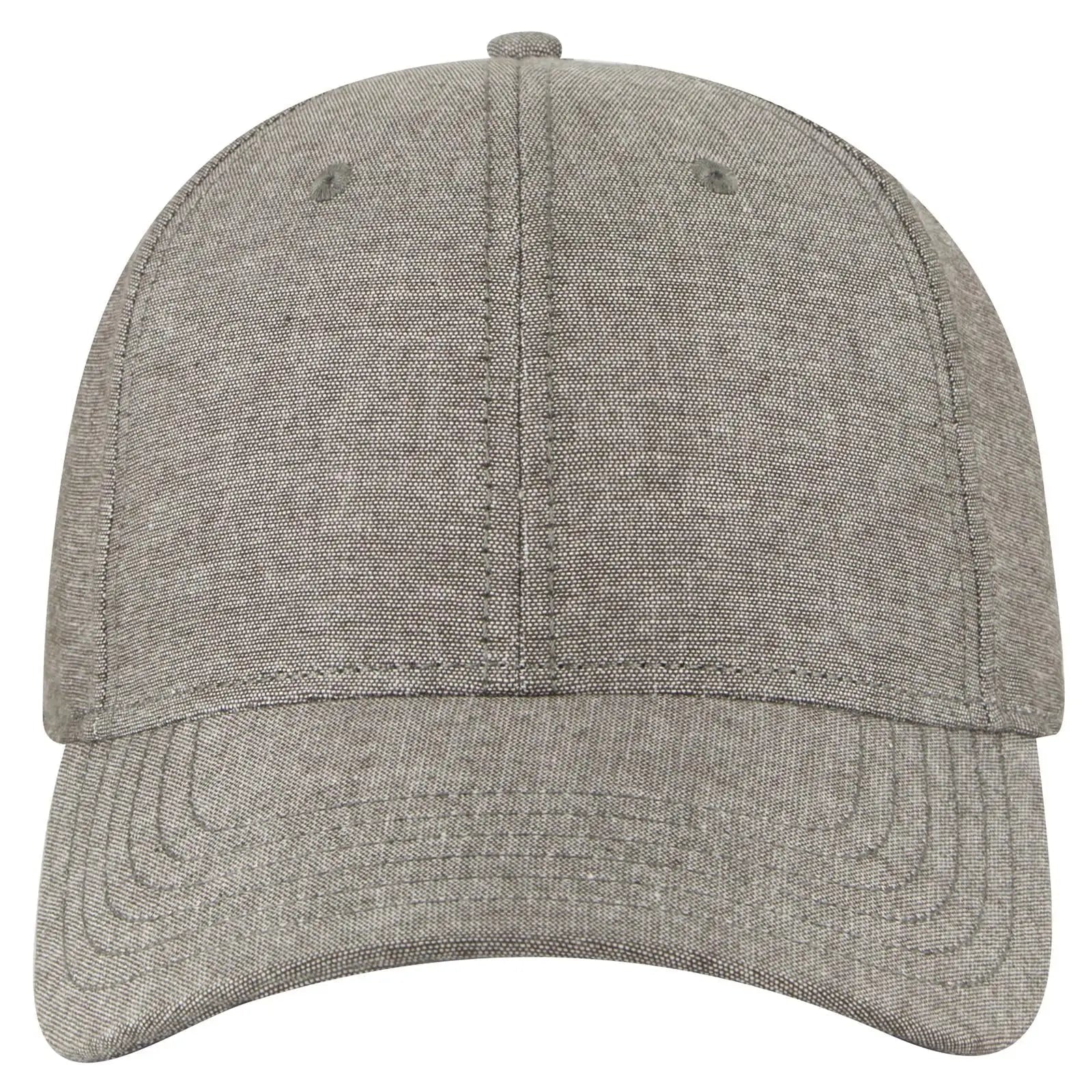OTTO 19-768 6 Panel Low Profile Baseball Cap - Char. Gray - Char. Gray / 6 1/2’’ - 7 5/8’’