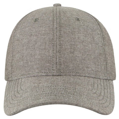 OTTO 19-768 6 Panel Low Profile Baseball Cap - Char. Gray - Char. Gray / 6 1/2’’ - 7 5/8’’