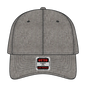 OTTO 19-768 6 Panel Low Profile Baseball Cap - Char. Gray - Char. Gray / 6 1/2’’ - 7 5/8’’