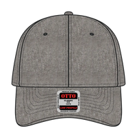 OTTO 19-768 6 Panel Low Profile Baseball Cap - Char. Gray - Char. Gray / 6 1/2’’ - 7 5/8’’