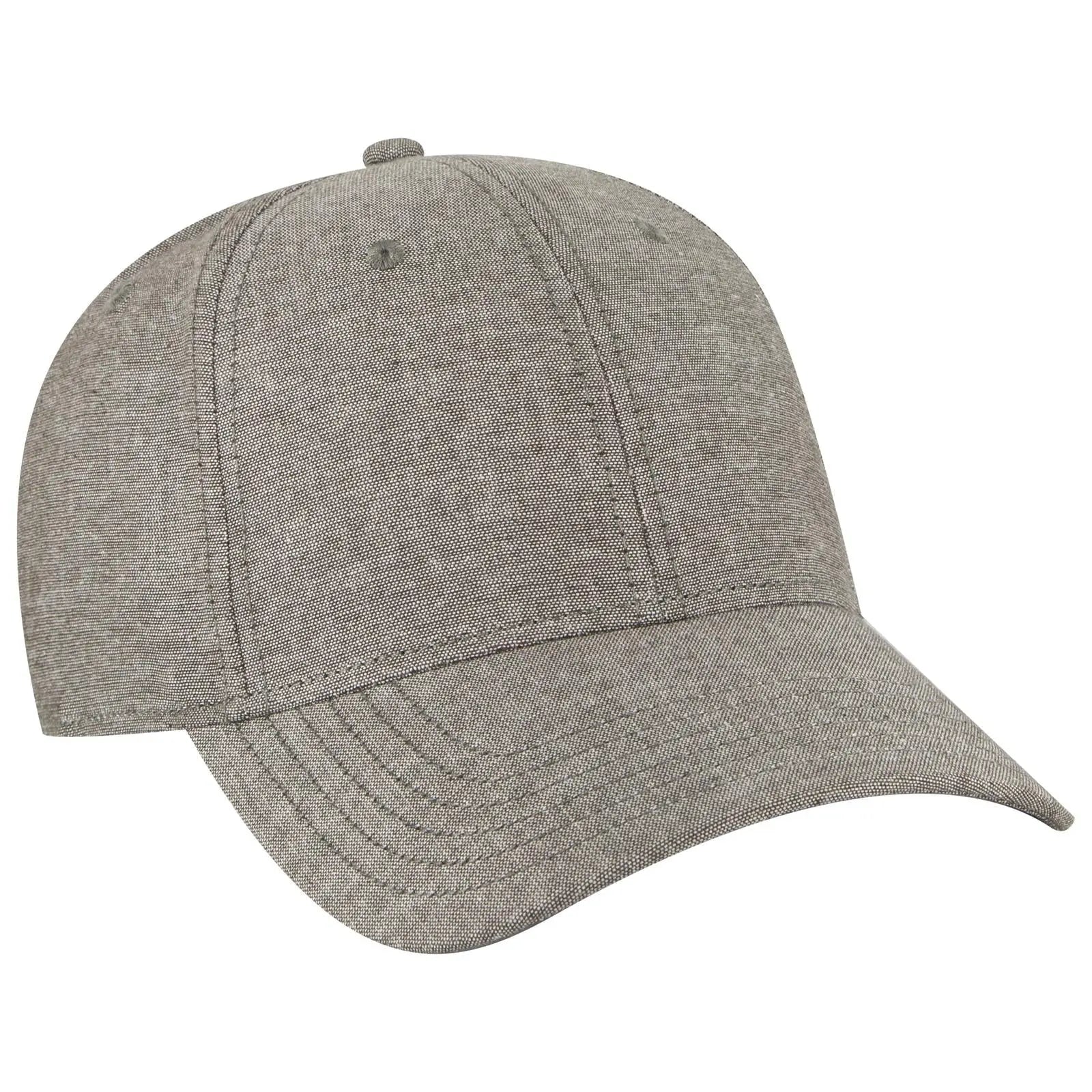 OTTO 19-768 6 Panel Low Profile Baseball Cap - Char. Gray - Char. Gray / 6 1/2’’ - 7 5/8’’