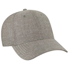 OTTO 19-768 6 Panel Low Profile Baseball Cap - Char. Gray - Char. Gray / 6 1/2’’ - 7 5/8’’