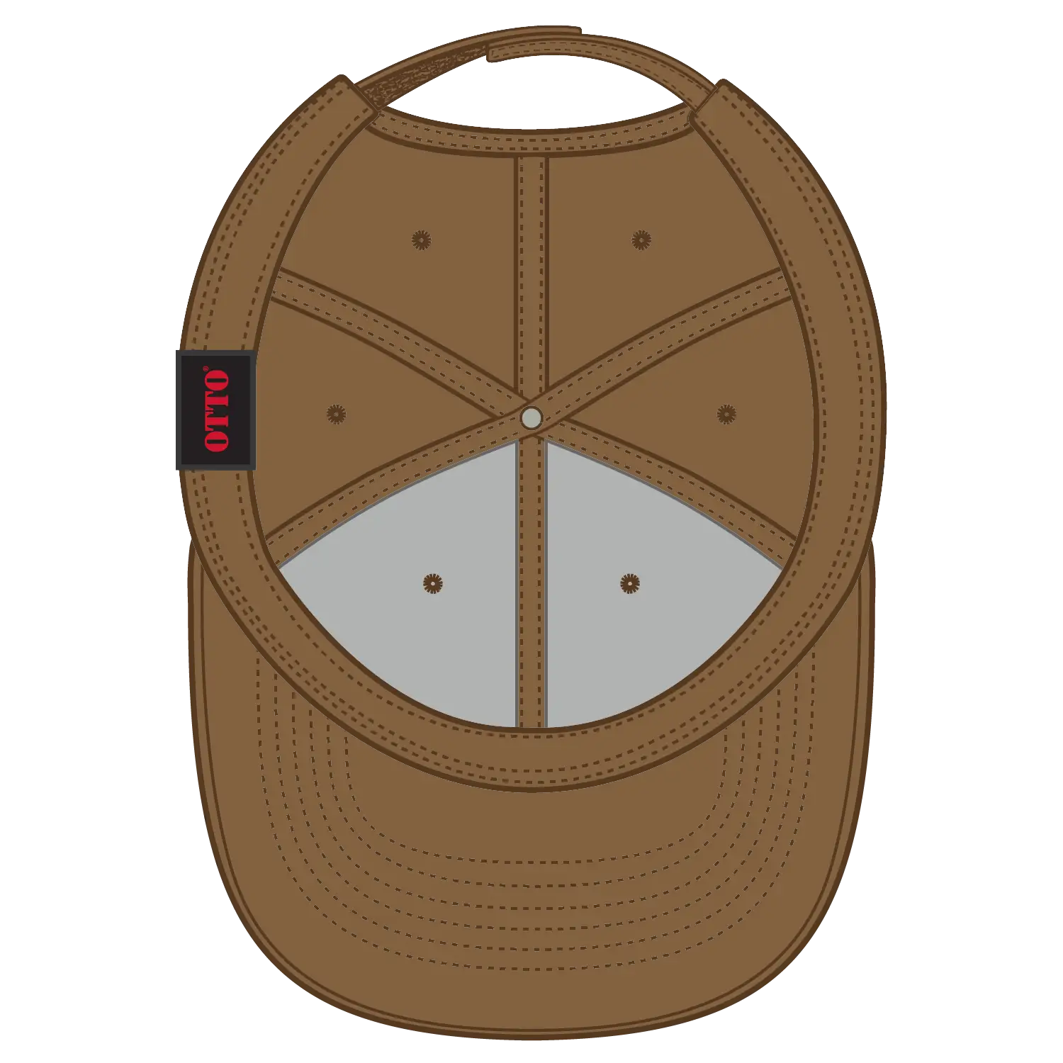 OTTO 19-768 6 Panel Low Profile Baseball Cap - Coyote Brown - Coyote Brown / 6 1/2’’ - 7 5/8’’
