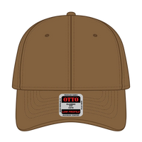 OTTO 19-768 6 Panel Low Profile Baseball Cap - Coyote Brown - Coyote Brown / 6 1/2’’ - 7 5/8’’