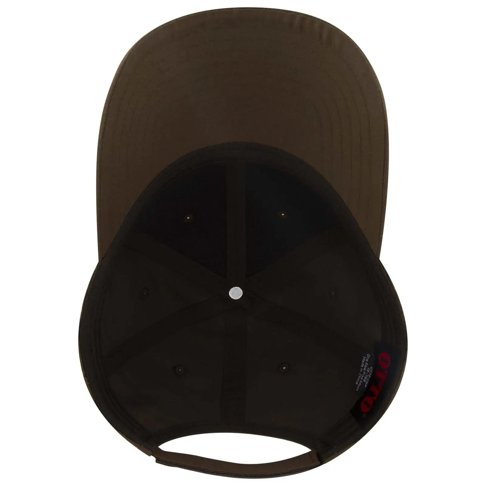 OTTO 19-768 6 Panel Low Profile Baseball Cap - D Brn - D Brn / 6 1/2’’ - 7 5/8’’