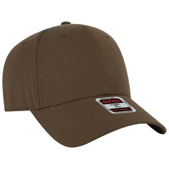 OTTO 19-768 6 Panel Low Profile Baseball Cap - D Brn - D Brn / 6 1/2’’ - 7 5/8’’