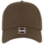 OTTO 19-768 6 Panel Low Profile Baseball Cap - D Brn - D Brn / 6 1/2’’ - 7 5/8’’