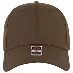 OTTO 19-768 6 Panel Low Profile Baseball Cap - D Brn - D Brn / 6 1/2’’ - 7 5/8’’