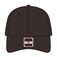 OTTO 19-768 6 Panel Low Profile Baseball Cap - Dk. Brown - Dk. Brown / 6 1/2’’ - 7 5/8’’