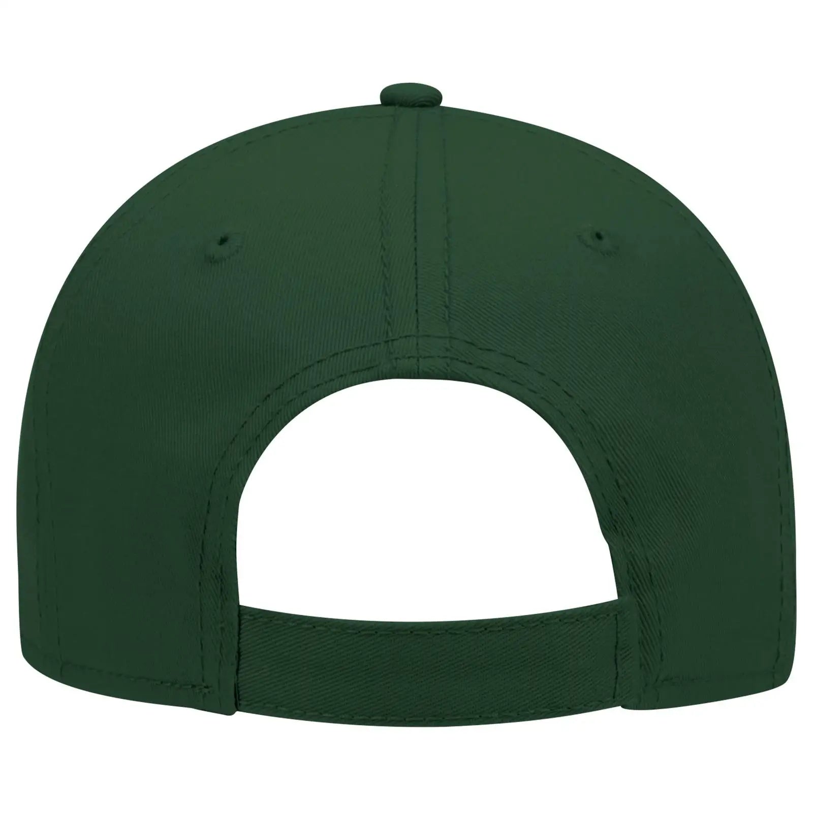OTTO 19-768 6 Panel Low Profile Baseball Cap - Dk. Green - Dk. Green / 6 1/2’’ - 7 5/8’’