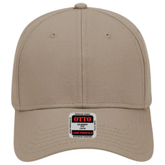 OTTO 19-768 6 Panel Low Profile Baseball Cap - Dk. Khaki - Dk. Khaki / 6 1/2’’ - 7 5/8’’