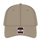 OTTO 19-768 6 Panel Low Profile Baseball Cap - Dk. Khaki - Dk. Khaki / 6 1/2’’ - 7 5/8’’