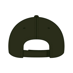 OTTO 19-768 6 Panel Low Profile Baseball Cap - Dk. Ol. Green - Dk. Ol. Green / 6 1/2’’ - 7 5/8’’