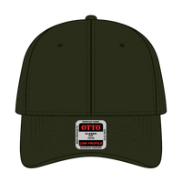 OTTO 19-768 6 Panel Low Profile Baseball Cap - Dk. Ol. Green - Dk. Ol. Green / 6 1/2’’ - 7 5/8’’