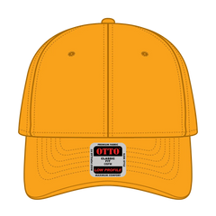 OTTO 19-768 6 Panel Low Profile Baseball Cap - Gold - Gold / 6 1/2’’ - 7 5/8’’