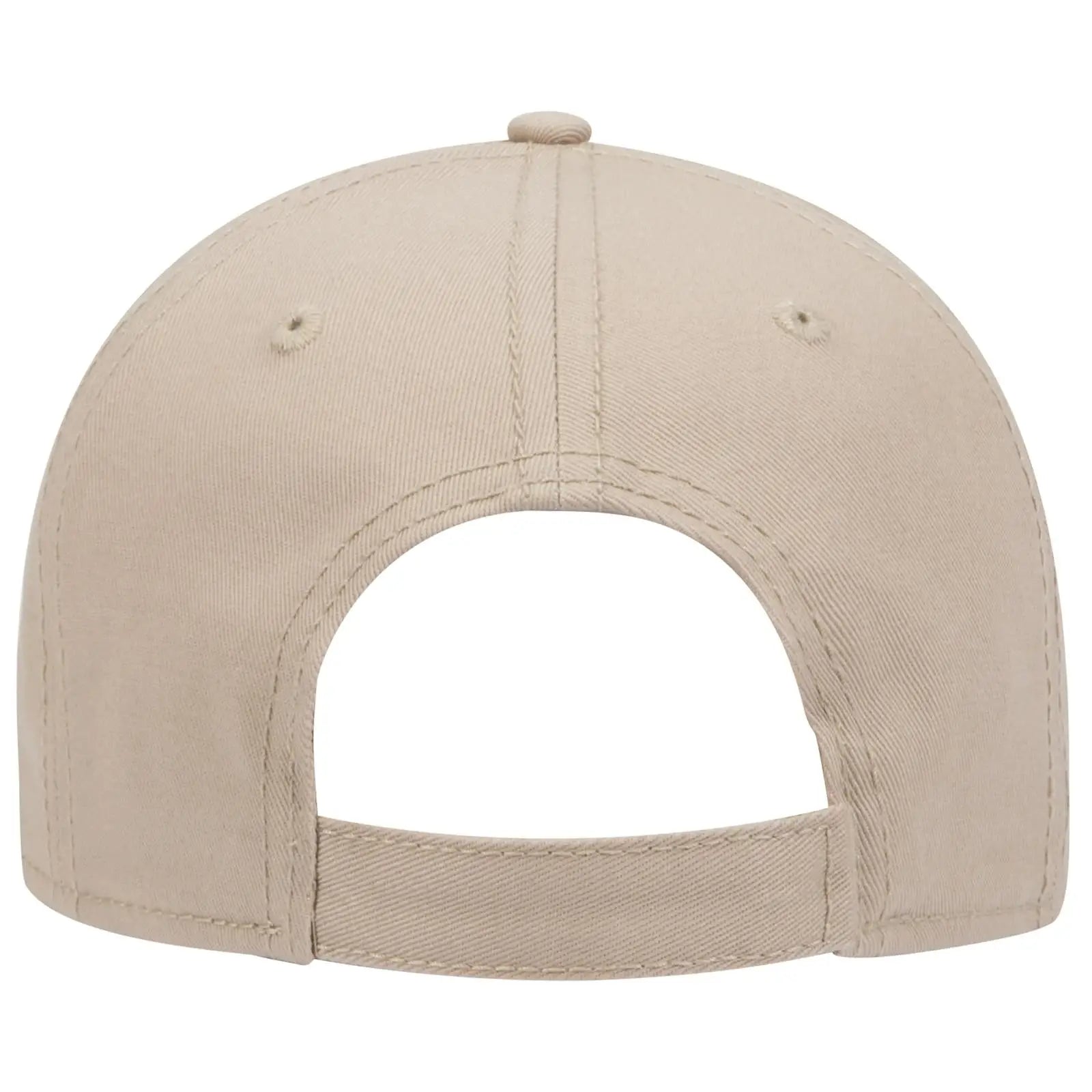 OTTO 19-768 6 Panel Low Profile Baseball Cap - Khaki - Khaki / 6 1/2’’ - 7 5/8’’