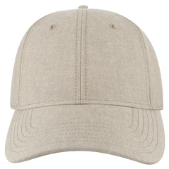 OTTO 19-768 6 Panel Low Profile Baseball Cap - Khk - Khk / 6 1/2’’ - 7 5/8’’