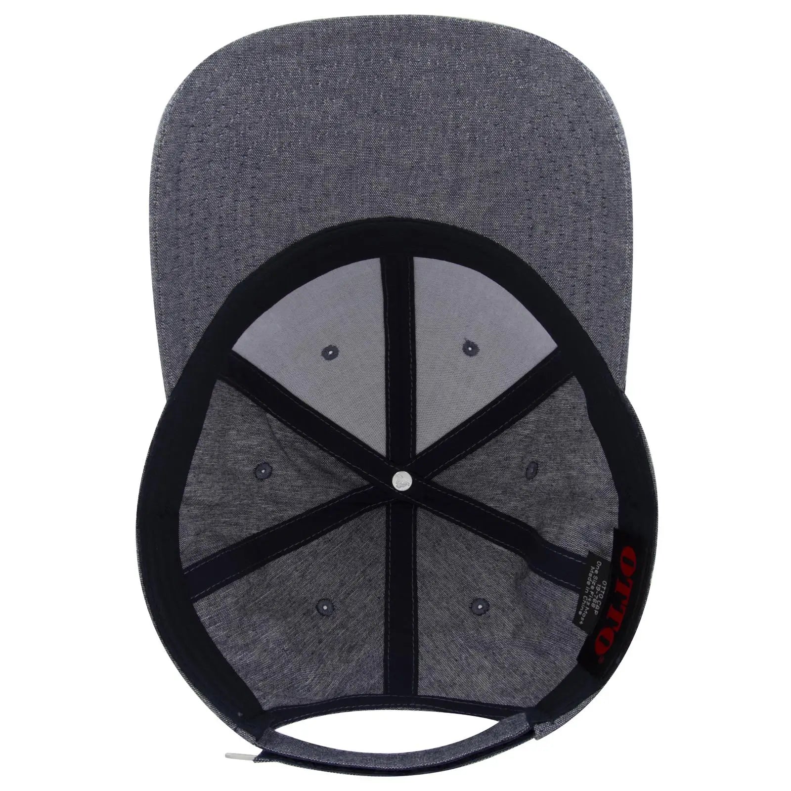 OTTO 19-768 6 Panel Low Profile Baseball Cap - Navy - Navy / 6 1/2’’ - 7 5/8’’