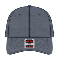 OTTO 19-768 6 Panel Low Profile Baseball Cap - Navy - Navy / 6 1/2’’ - 7 5/8’’