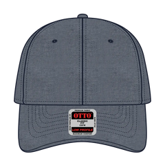 OTTO 19-768 6 Panel Low Profile Baseball Cap - Navy - Navy / 6 1/2’’ - 7 5/8’’