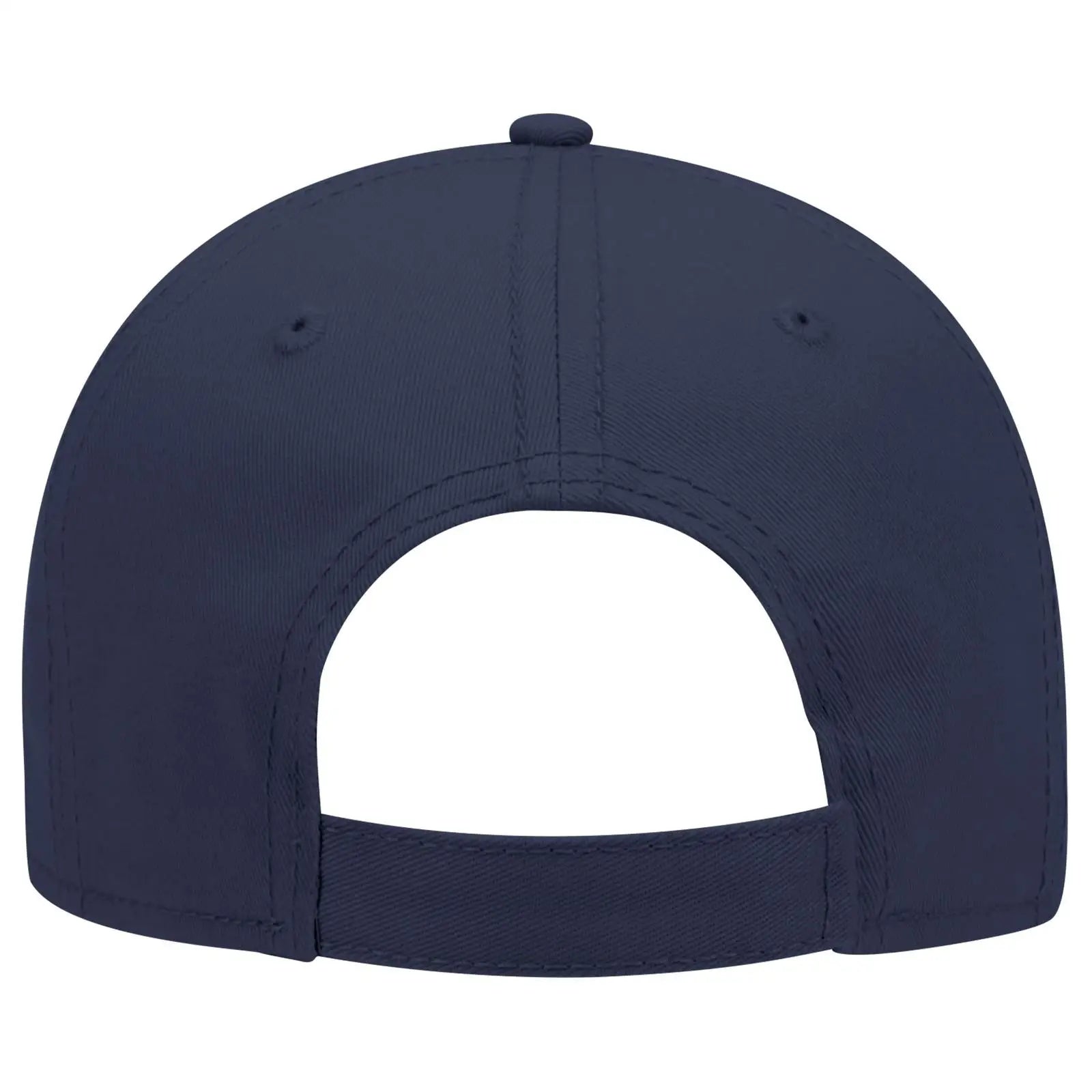 OTTO 19-768 6 Panel Low Profile Baseball Cap - Navy - Navy / 6 1/2’’ - 7 5/8’’