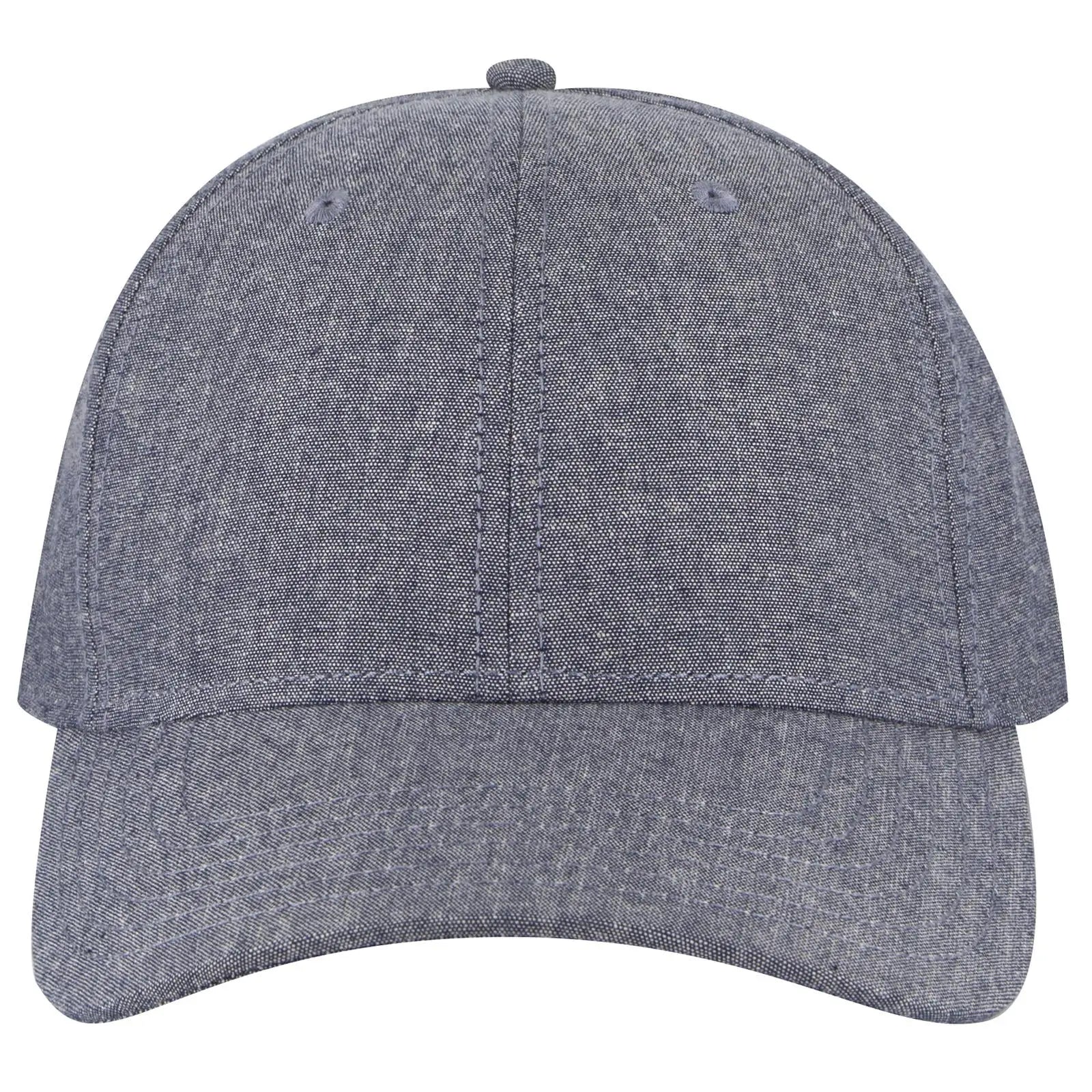OTTO 19-768 6 Panel Low Profile Baseball Cap - Navy - Navy / 6 1/2’’ - 7 5/8’’