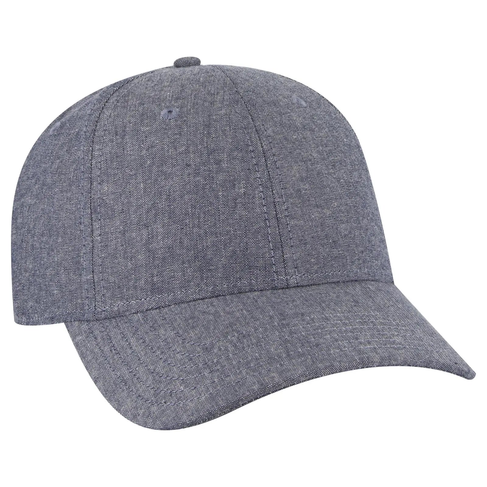 OTTO 19-768 6 Panel Low Profile Baseball Cap - Navy - Navy / 6 1/2’’ - 7 5/8’’