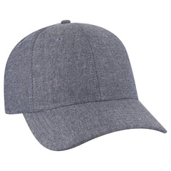 OTTO 19-768 6 Panel Low Profile Baseball Cap - Navy - Navy / 6 1/2’’ - 7 5/8’’