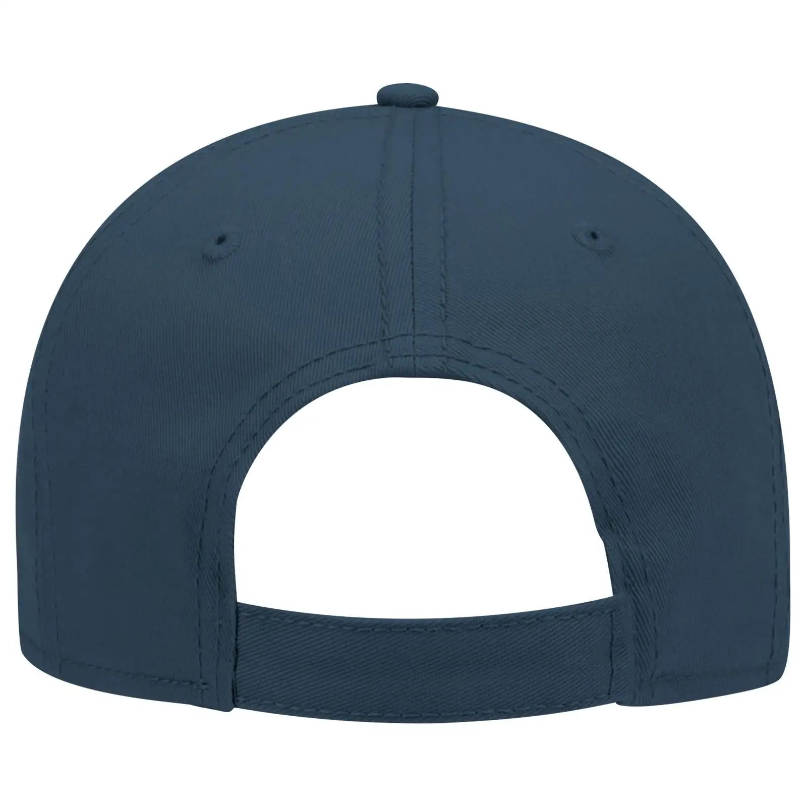 OTTO 19-768 6 Panel Low Profile Baseball Cap - Navy Blue - Navy Blue / 6 1/2’’ - 7 5/8’’