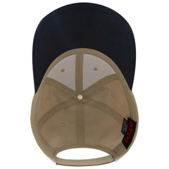 OTTO 19-768 6 Panel Low Profile Baseball Cap - Nvy/Khk/Khk - Nvy/Khk/Khk / 6 1/2’’ - 7 5/8’’