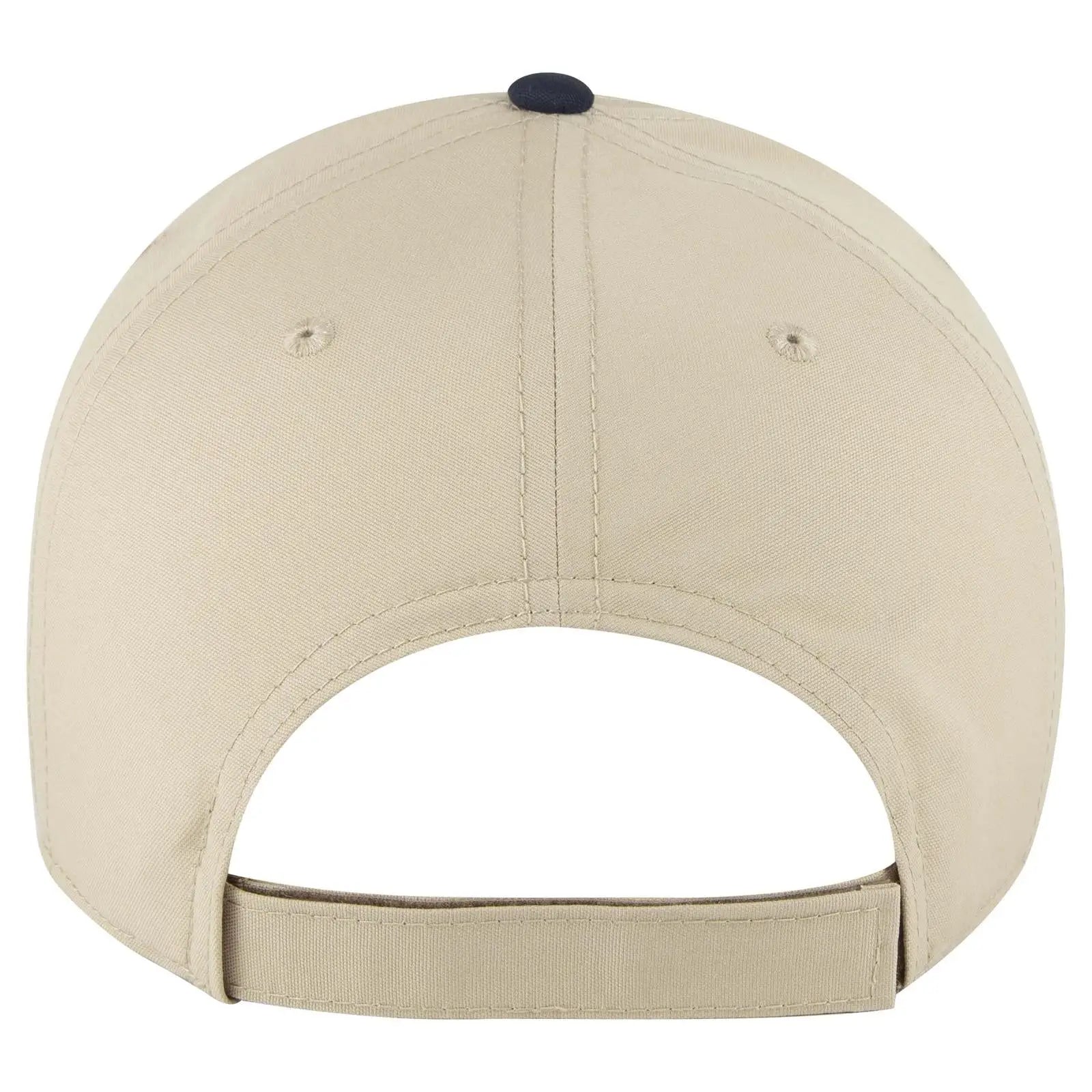OTTO 19-768 6 Panel Low Profile Baseball Cap - Nvy/Khk/Khk - Nvy/Khk/Khk / 6 1/2’’ - 7 5/8’’