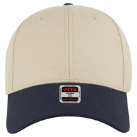 OTTO 19-768 6 Panel Low Profile Baseball Cap - Nvy/Khk/Khk - Nvy/Khk/Khk / 6 1/2’’ - 7 5/8’’