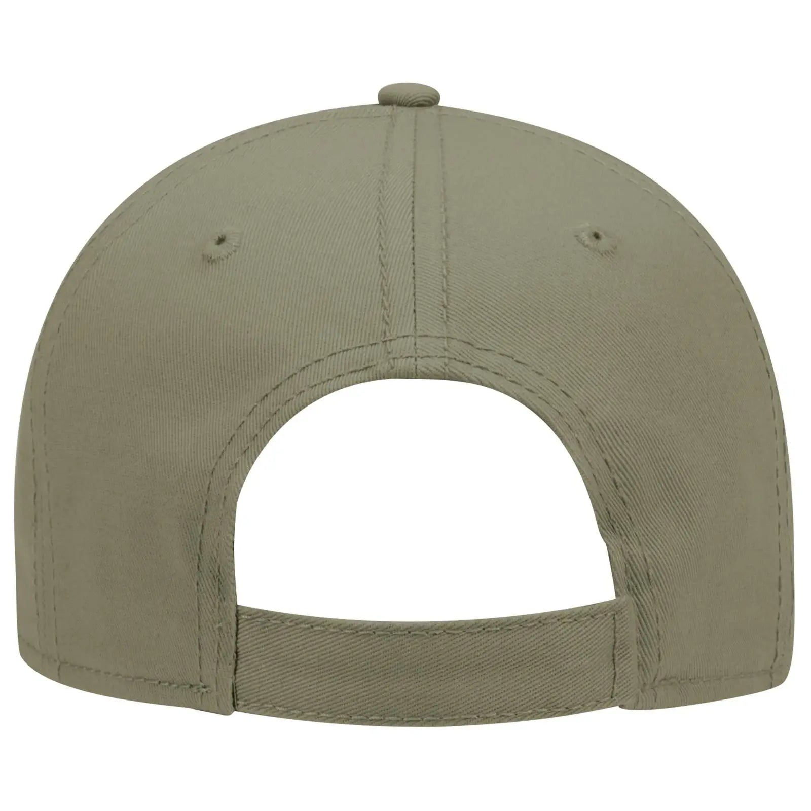 OTTO 19-768 6 Panel Low Profile Baseball Cap - Ol. Green - Ol. Green / 6 1/2’’ - 7 5/8’’