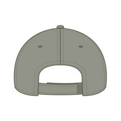 OTTO 19-768 6 Panel Low Profile Baseball Cap - Ol. Green - Ol. Green / 6 1/2’’ - 7 5/8’’