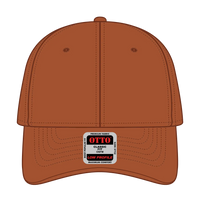 OTTO 19-768 6 Panel Low Profile Baseball Cap - Tx. Orange - Tx. Orange / 6 1/2’’ - 7 5/8’’