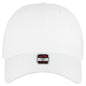 OTTO 19-768 6 Panel Low Profile Baseball Cap - Wht - Wht / 6 1/2’’ - 7 5/8’’