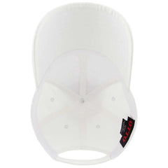 OTTO 19-768 6 Panel Low Profile Baseball Cap - Wht - Wht / 6 1/2’’ - 7 5/8’’