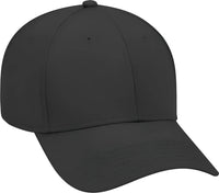 OTTO 19-768 Superior Cotton Twill Low Profile Pro Style Cap - Black - Black / One Size Fits Most
