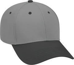 OTTO 19 768 Superior Cotton Twill Low Profile Pro Style Cap Black Charcoal Charcoal Black Dark Gray / One Size Fits Most