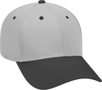 OTTO 19-768 Superior Cotton Twill Low Profile Pro Style Cap - Black Gray Gray - Black Gray / One Size Fits Most
