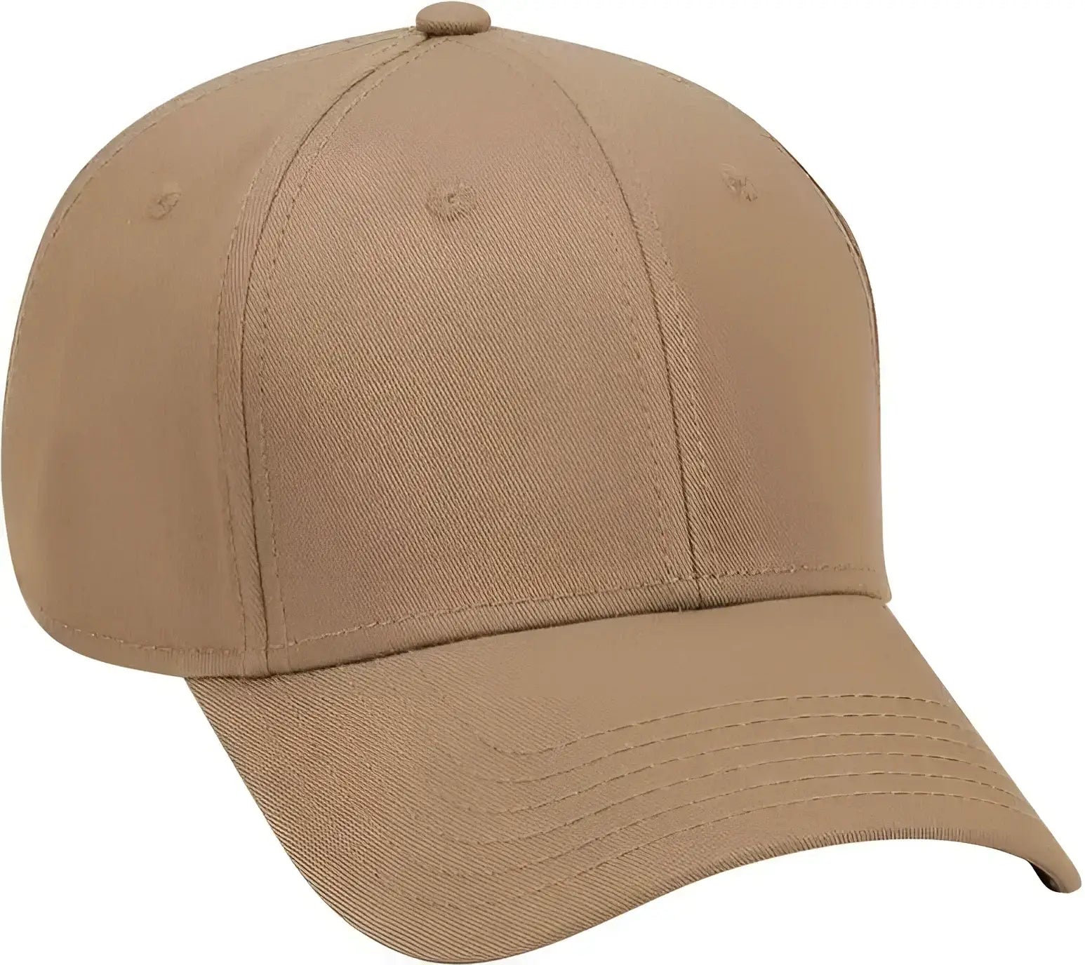 OTTO 19-768 Superior Cotton Twill Low Profile Pro Style Cap - Coyote Brown - Brown / One Size Fits Most