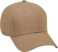 OTTO 19-768 Superior Cotton Twill Low Profile Pro Style Cap - Coyote Brown - Brown / One Size Fits Most