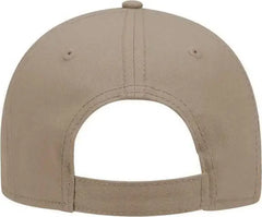 OTTO 19-768 Superior Cotton Twill Low Profile Pro Style Cap - Dark Khaki - Khaki / One Size Fits Most
