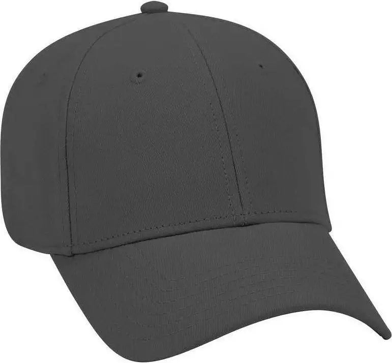 OTTO 19-860 Ultra Soft Superior Brushed Cotton Twill Low Profile Pro Style Cap - Charcoal Gray - Dark Gray / One Size