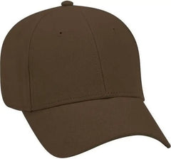 OTTO 19-860 Ultra Soft Superior Brushed Cotton Twill Low Profile Pro Style Cap - Dark Brown - Brown / One Size Fits Most