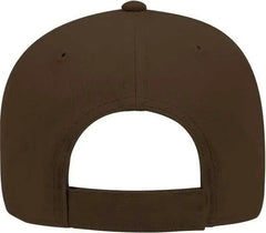 OTTO 19-860 Ultra Soft Superior Brushed Cotton Twill Low Profile Pro Style Cap - Dark Brown - Brown / One Size Fits Most