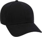 OTTO 19-922 Jersey Knit Low Profile Pro Style Cap - Black - Black / One Size Fits Most
